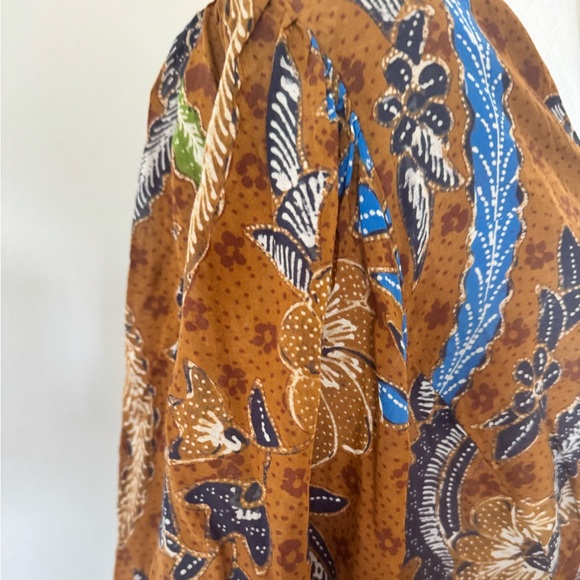 Cara Cara Millbrook Batik Brown Mini Dress - Picture 11 of 12